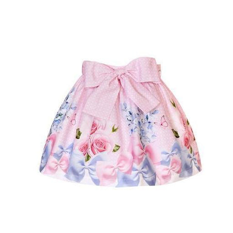 Balloon Chic Girls Pink Floral Skirt Balloon Chic Girls Pink Floral Skirt