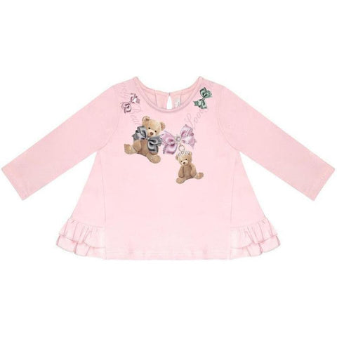 Balloon Chic Girls Pink Teddy Bear Tunic Balloon Chic Girls Pink Teddy Bear Tunic
