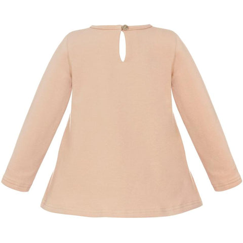 Balloon Chic Girls Salmon Crown Top Balloon Chic Girls Salmon Crown Top