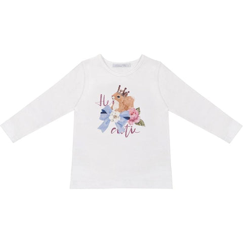 Balloon Chic Girls White Cutie Top Balloon Chic Girls White Cutie Top