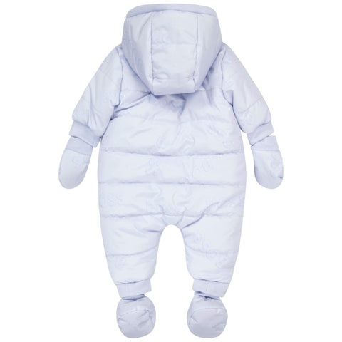 BOSS Baby Boys Pale Blue Snowsuit BOSS Baby Boys Pale Blue Snowsuit