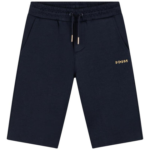 BOSS Boys Navy Bermuda Shorts BOSS Boys Navy Bermuda Shorts