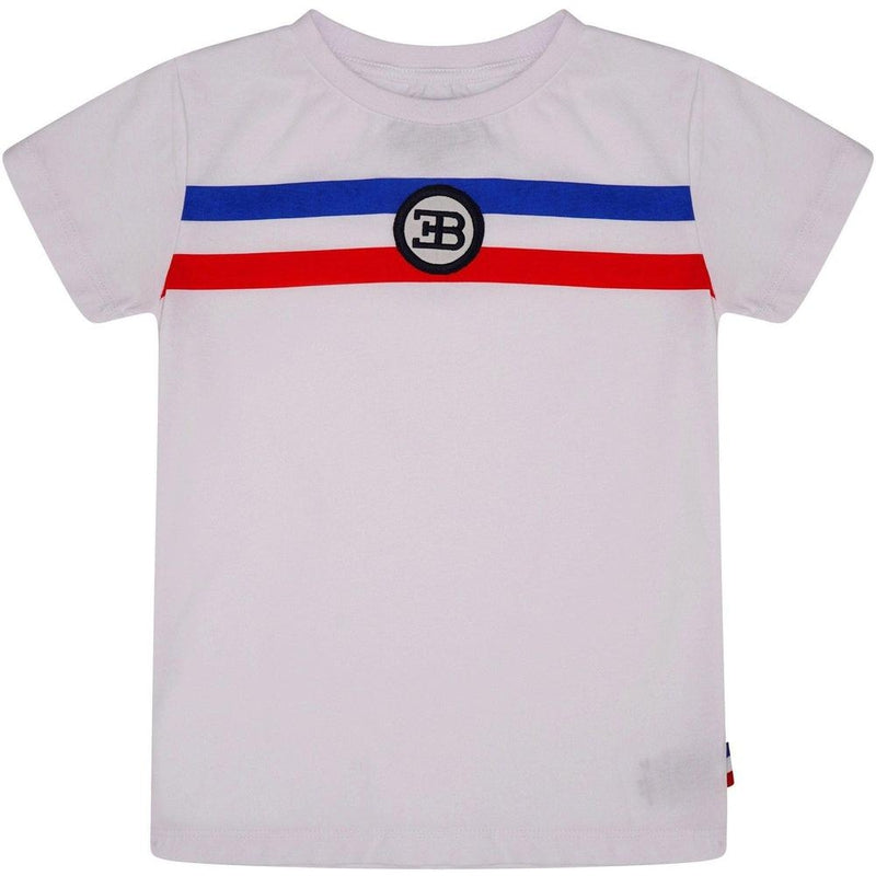 Bugatti Boys White 'Zonta' T-Shirt Bugatti Boys White 'Zonta' T-Shirt