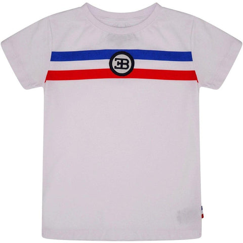 Bugatti Boys White 'Zonta' T-Shirt Bugatti Boys White 'Zonta' T-Shirt