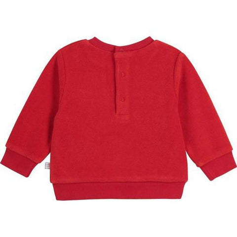 Carrement Beau Boys Red Adorable Sweatshirt Carrement Beau Boys Red Adorable Sweatshirt