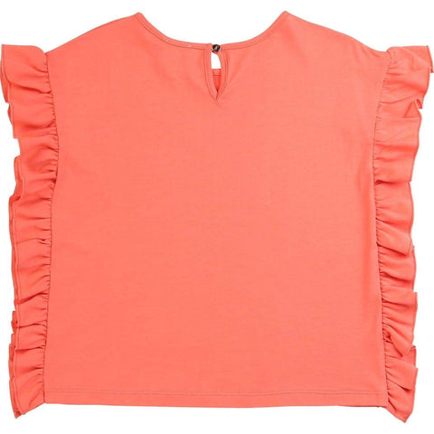 Carrement Beau Girls Apricot Short Sleeves T-Shirt Carrement Beau Girls Apricot Short Sleeves T-Shirt