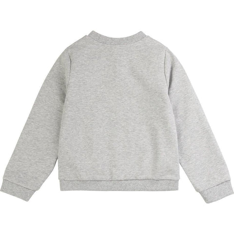 Carrement Beau Girls Light Grey Sweatshirt Carrement Beau Girls Light Grey Sweatshirt