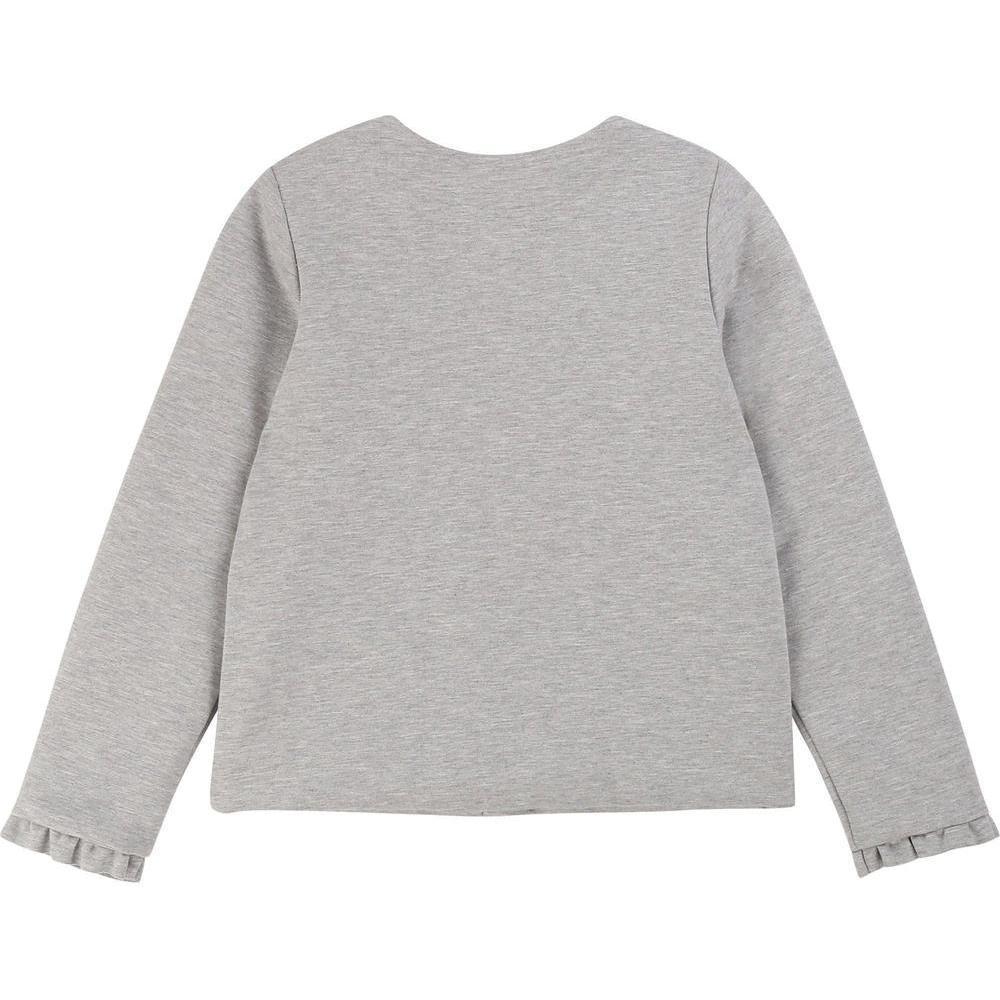 Carrement Beau Girls Pale Grey Jacket Carrement Beau Girls Pale Grey Jacket
