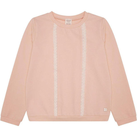 Carrement Beau Girls Pale Pink Sweatshirt Carrement Beau Girls Pale Pink Sweatshirt