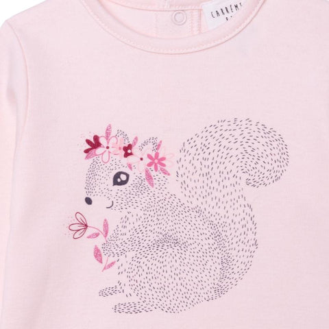 Carrement Beau Girls Squirrel Long Sleeve T-Shirt Carrement Beau Girls Squirrel Long Sleeve T-Shirt