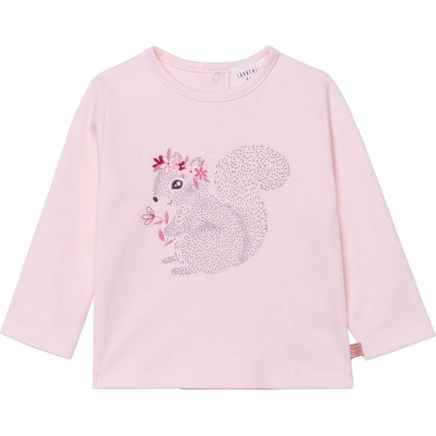 Carrement Beau Girls Squirrel Long Sleeve T-Shirt Carrement Beau Girls Squirrel Long Sleeve T-Shirt