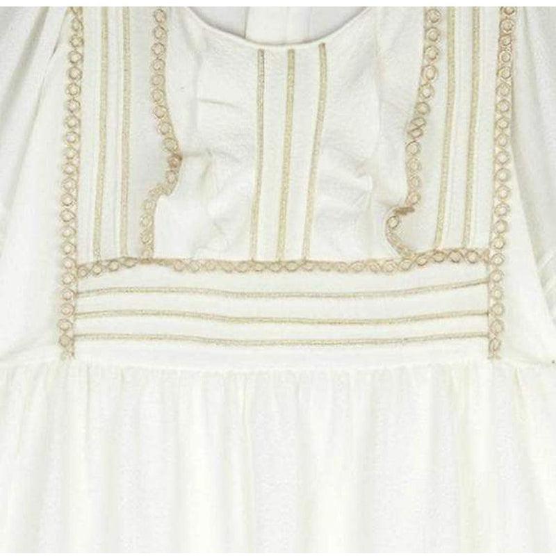 Chloe Girls Ivory & Gold Dress Chloe Girls Ivory & Gold Dress