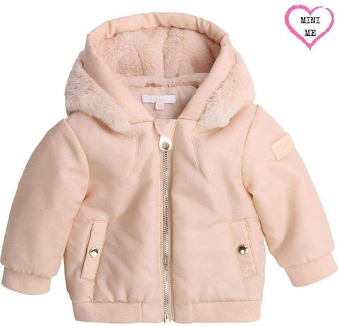 Chloe Girls Pale Pink Bomber Jacket Chloe Girls Pale Pink Bomber Jacket