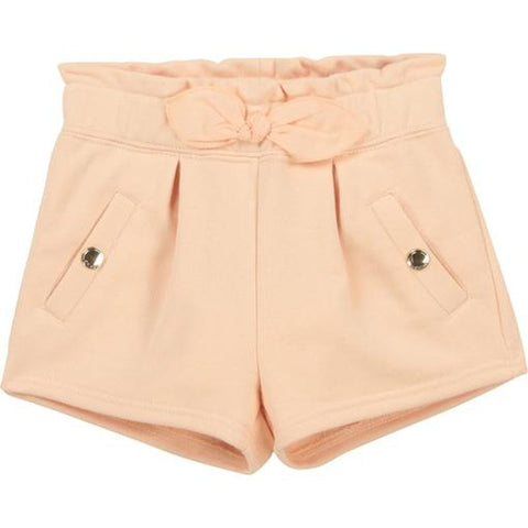 Chloe Girls Peach Bow Shorts Chloe Girls Peach Bow Shorts