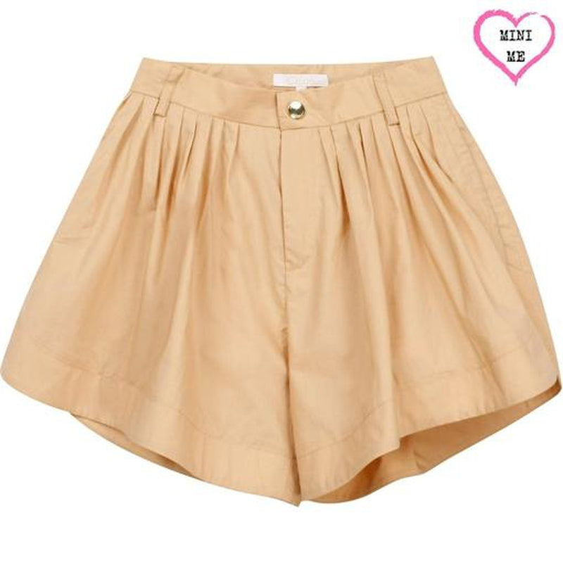 Chloe Girls Peach Chambray Shorts Chloe Girls Peach Chambray Shorts