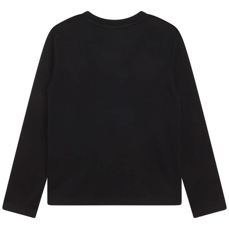 DKNY Boys Black Long Sleeve T-Shirt DKNY Boys Black Long Sleeve T-Shirt