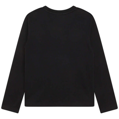DKNY Boys Black Long Sleeve T-Shirt DKNY Boys Black Long Sleeve T-Shirt