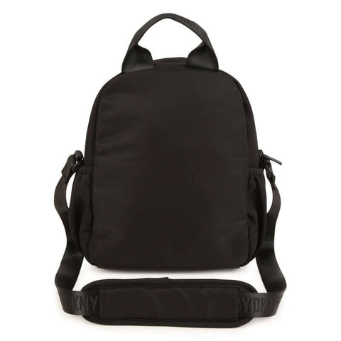 DKNY Girls Black Logo Handle Bag DKNY Girls Black Logo Handle Bag
