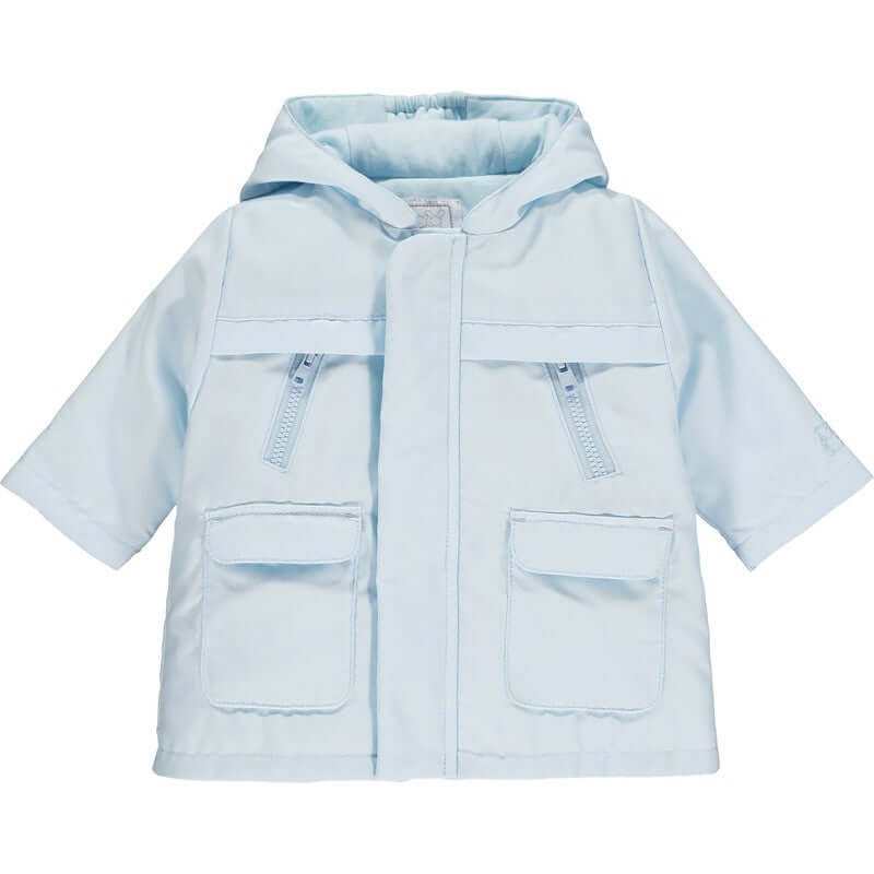Emile Et Rose Boys Blue Benji Hooded Jacket Emile Et Rose Boys Blue Benji Hooded Jacket