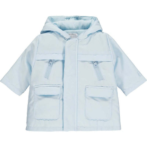 Emile Et Rose Boys Blue Benji Hooded Jacket Emile Et Rose Boys Blue Benji Hooded Jacket