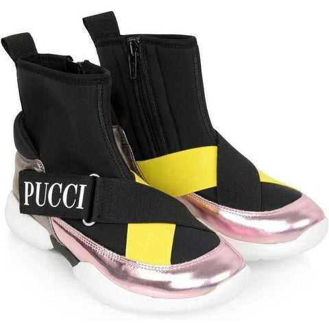 Emilio Pucci Girls Black Shoe Emilio Pucci Girls Black Shoe