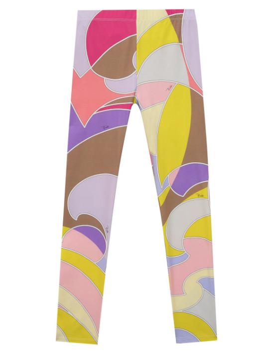 Emilio Pucci Girls Multi Leggings Emilio Pucci Girls Multi Leggings