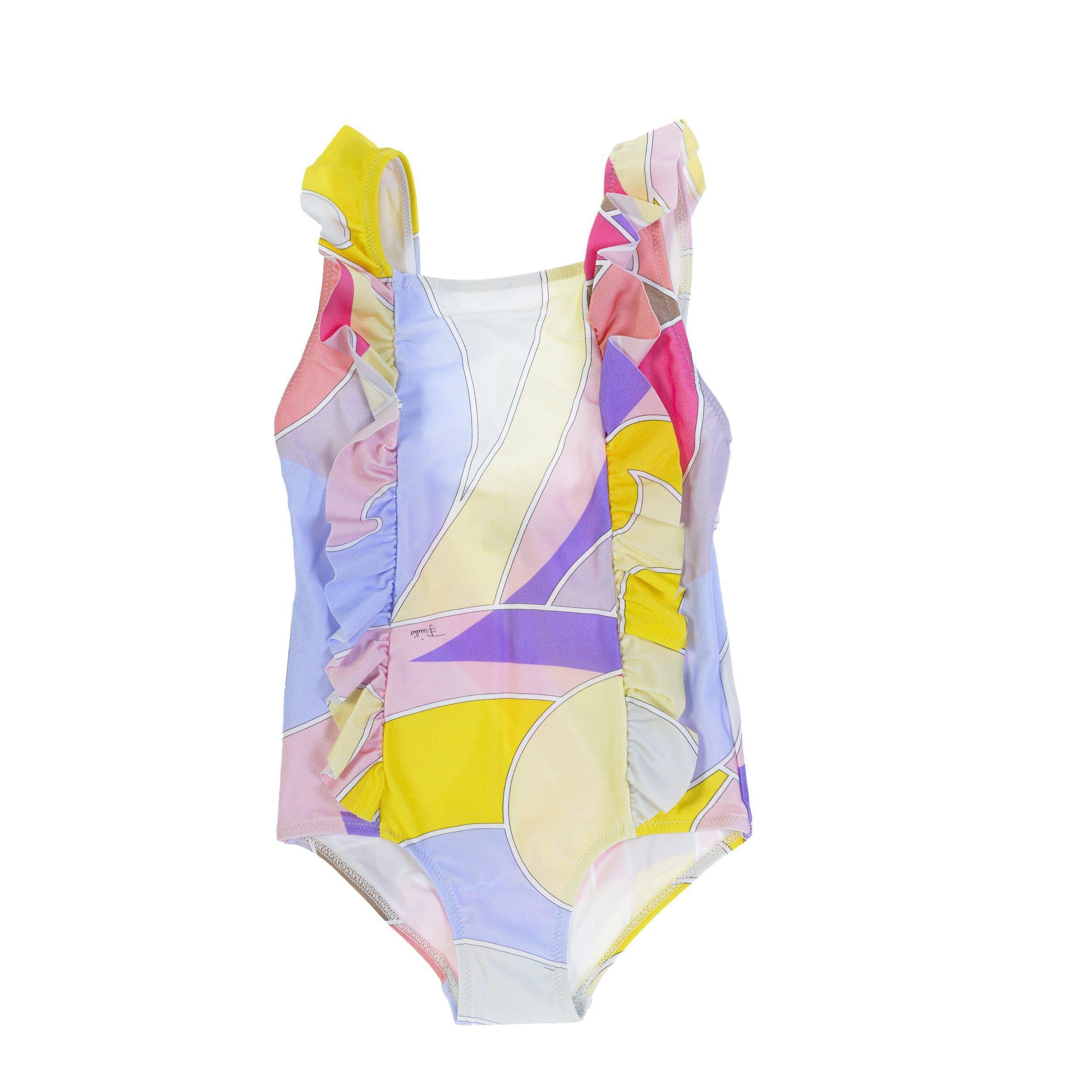 Emilio Pucci Girls Multi Swimming Costume Emilio Pucci Girls Multi Swimming Costume
