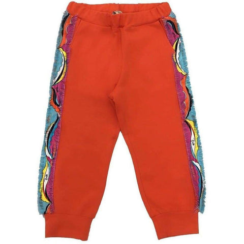 Emilio Pucci Girls Orange Joggers Emilio Pucci Girls Orange Joggers