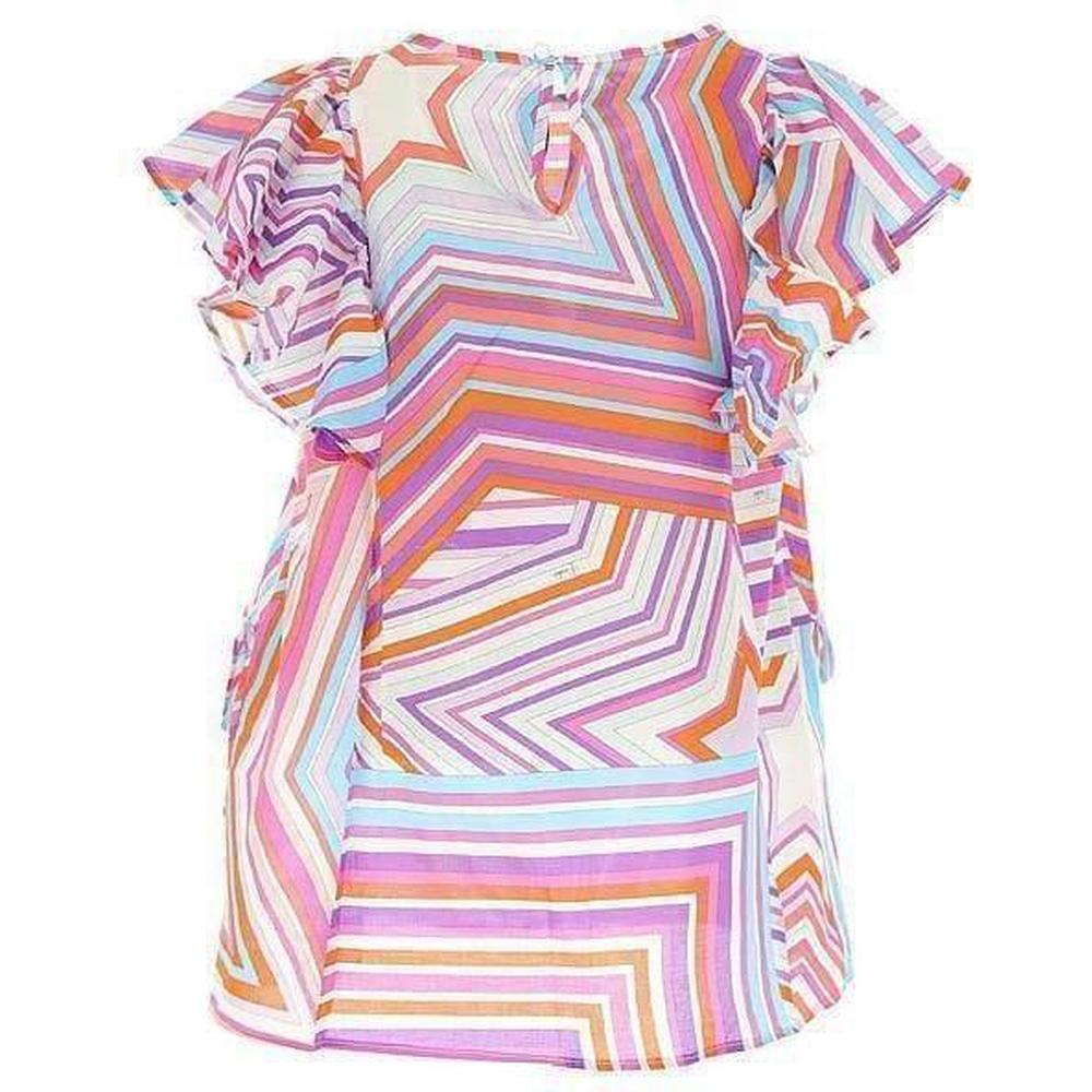 Emilio Pucci Girls Purple & Orange Top Emilio Pucci Girls Purple & Orange Top