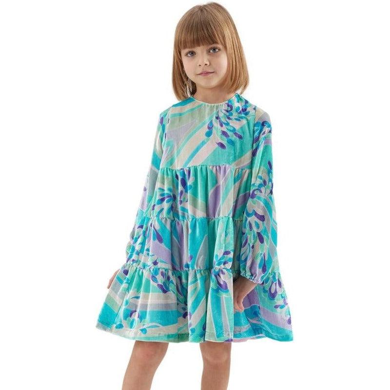 Emilio Pucci Girls Silk Lilly Dress Emilio Pucci Girls Silk Lilly Dress
