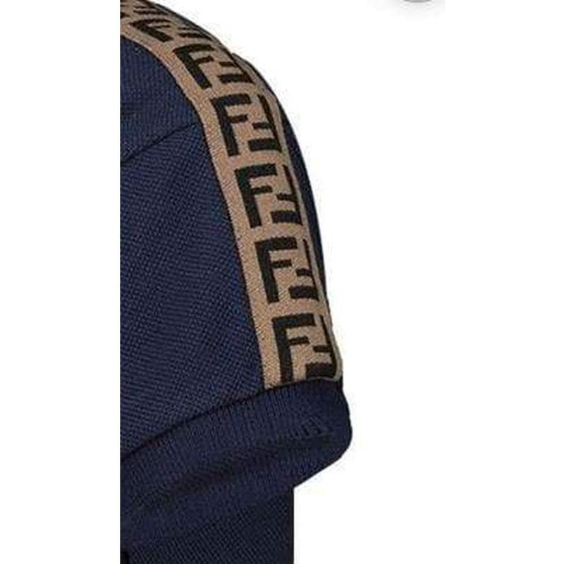 Fendi Boys Blue Polo Shirt Fendi Boys Blue Polo Shirt