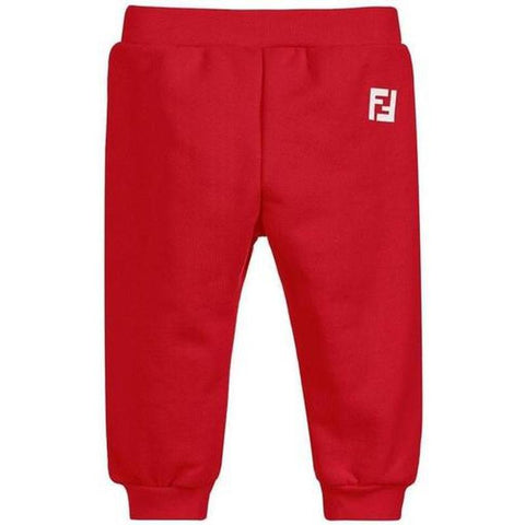 Fendi Boys Red Logo Tracksuit Fendi Boys Red Logo Tracksuit