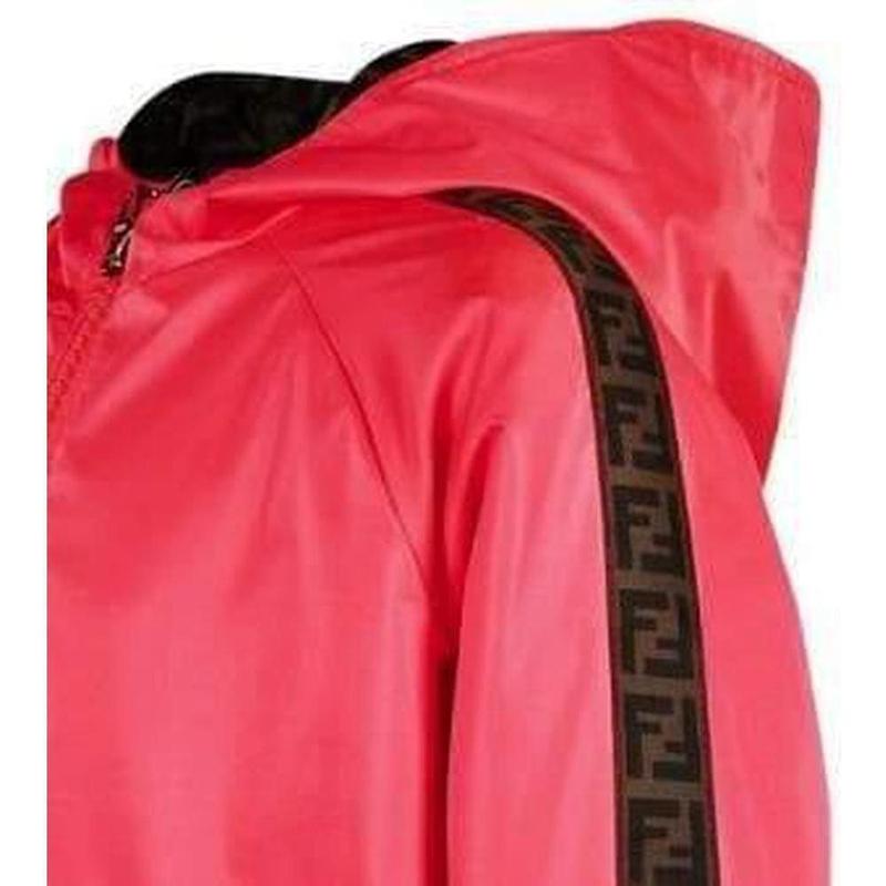 Fendi Girls Pink Reversible FF Jacket Fendi Girls Pink Reversible FF Jacket