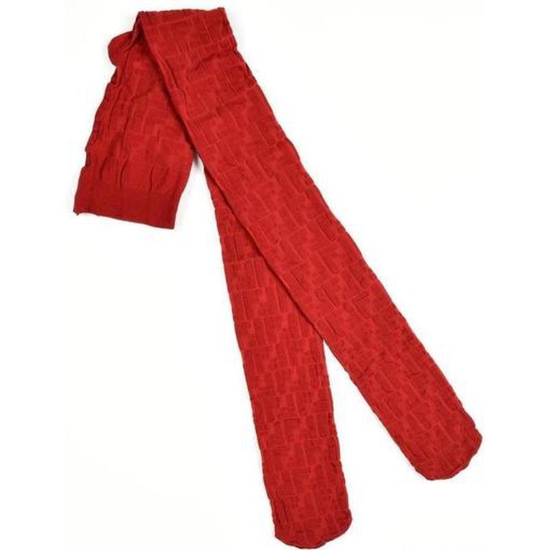 Fendi Girls Red Tights Fendi Girls Red Tights