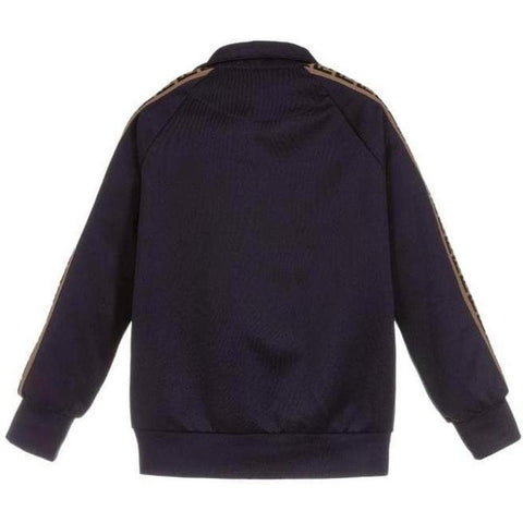 Fendi Navy Zip-up Sweatshirt Fendi Navy Zip-up Sweatshirt