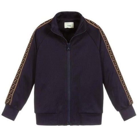 Fendi Navy Zip-up Sweatshirt Fendi Navy Zip-up Sweatshirt