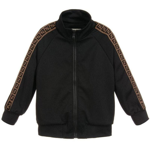 Fendi Unisex Black Zip-up Jacket Fendi Unisex Black Zip-up Jacket
