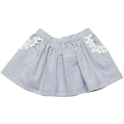 Fina Ejerique Girls Navy Stripe Skirt Fina Ejerique Girls Navy Stripe Skirt