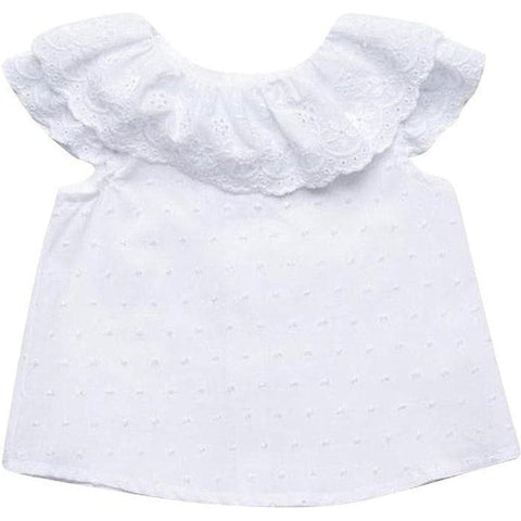 Fina Ejerique Girls White Blouse Fina Ejerique Girls White Blouse