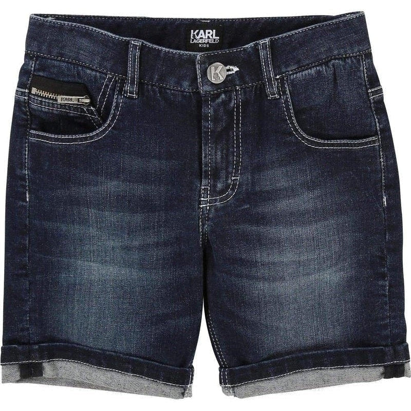 Karl Lagerfeld Boys 5 Pocket Bermuda Shorts Karl Lagerfeld Boys 5 Pocket Bermuda Shorts