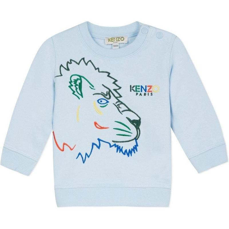 Kenzo Kids Boys Blue Crazy Jungle Tiger Sweatshirt Kenzo Kids Boys Blue Crazy Jungle Tiger Sweatshirt