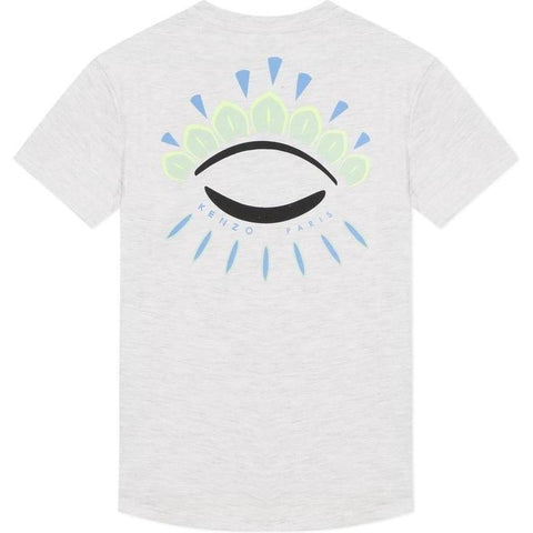 Kenzo Kids Boys Grey T-shirt With Iconic Eye Kenzo Kids Boys Grey T-shirt With Iconic Eye