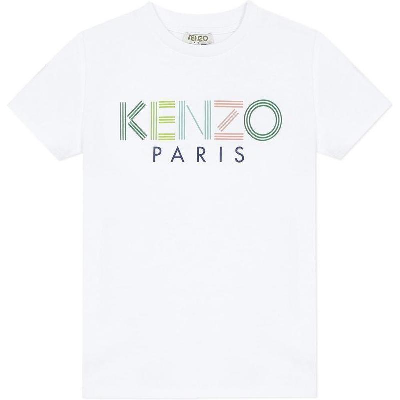Kenzo Kids Unisex White Sport Line Jb T-Shirt Kenzo Kids Unisex White Sport Line Jb T-Shirt