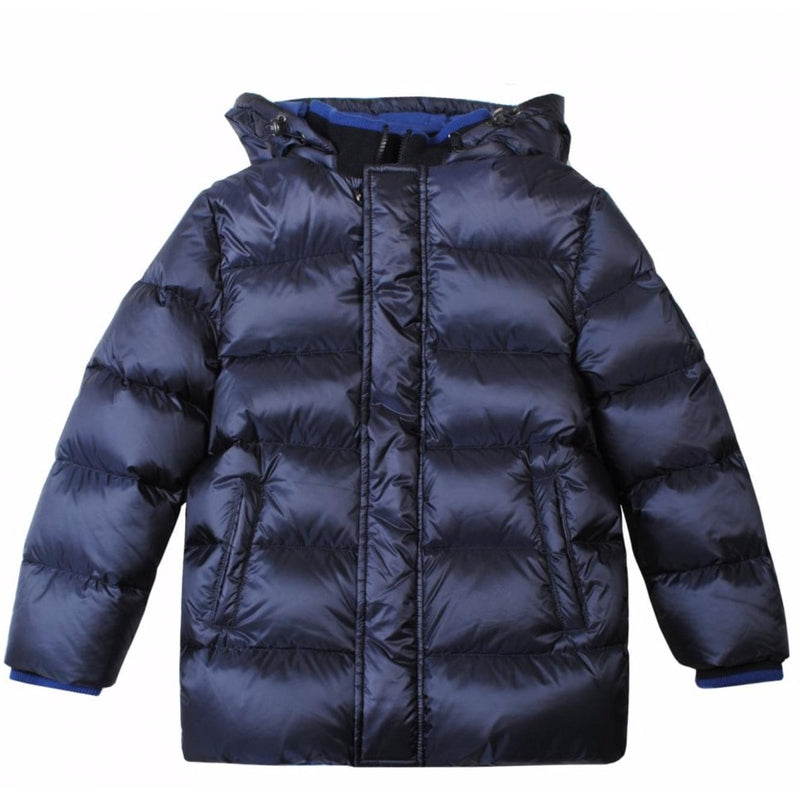 Lanvin Boys Blue Padded Down Jacket Lanvin Boys Blue Padded Down Jacket