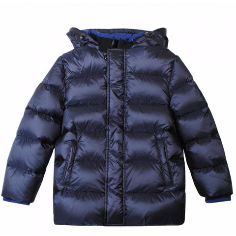 Lanvin Boys Blue Padded Down Jacket Lanvin Boys Blue Padded Down Jacket