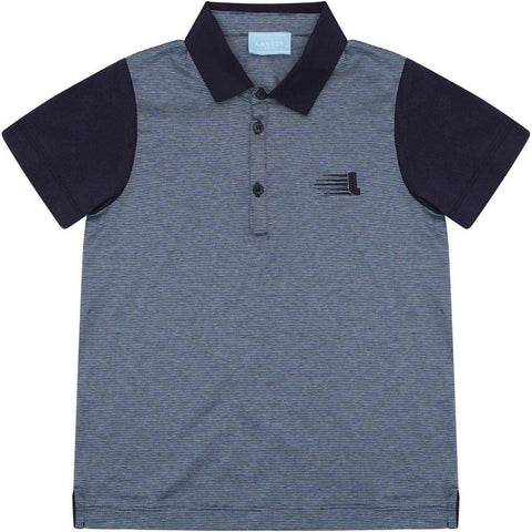Lanvin Boys Blue Polo Shirt Lanvin Boys Blue Polo Shirt