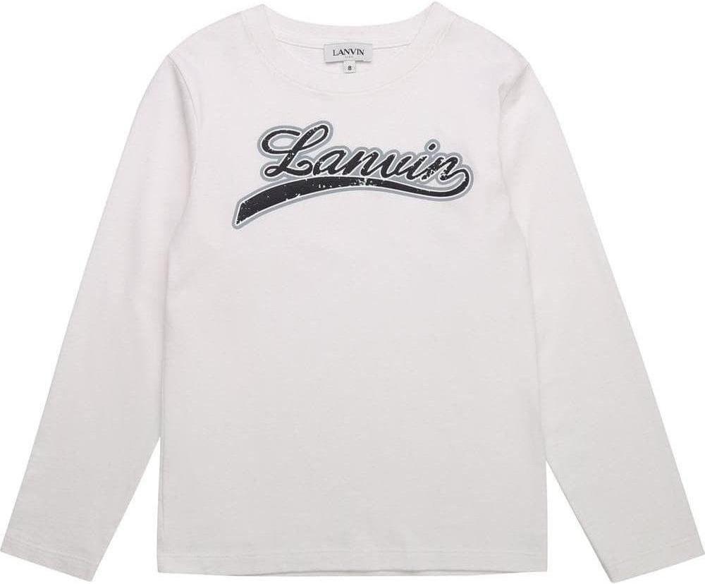 Lanvin Boys Offwhite Logo T-Shirt Lanvin Boys Offwhite Logo T-Shirt