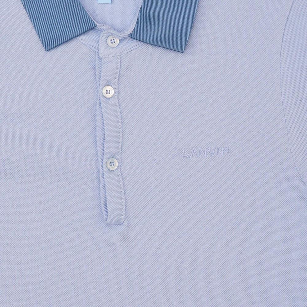 Lanvin Boys Pale Blue Polo Shirt Lanvin Boys Pale Blue Polo Shirt