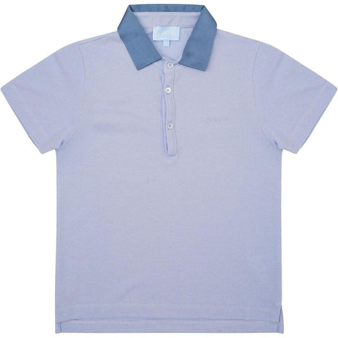 Lanvin Boys Pale Blue Polo Shirt Lanvin Boys Pale Blue Polo Shirt