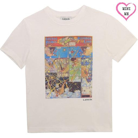 Lanvin Boys White Nemo Logo T-shirt Lanvin Boys White Nemo Logo T-shirt